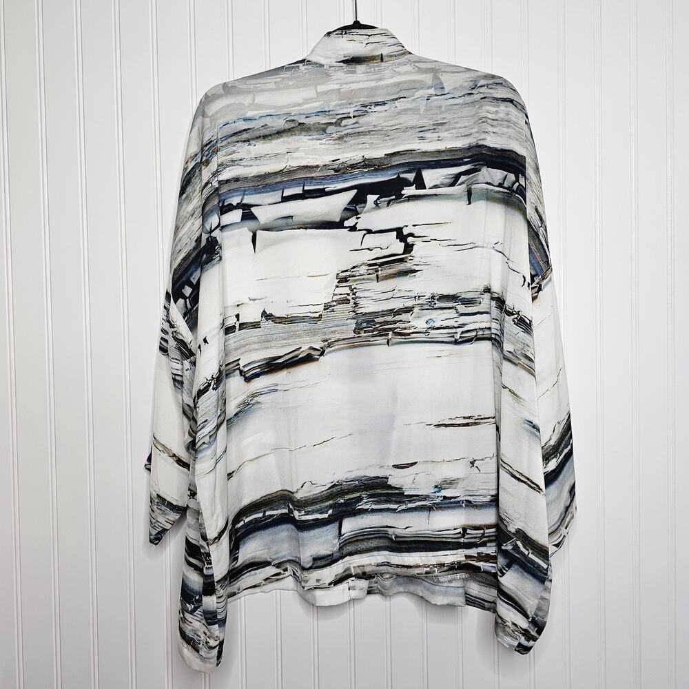 Bryn Walker Women's Silver Printed Danuta Jacket … - image 3